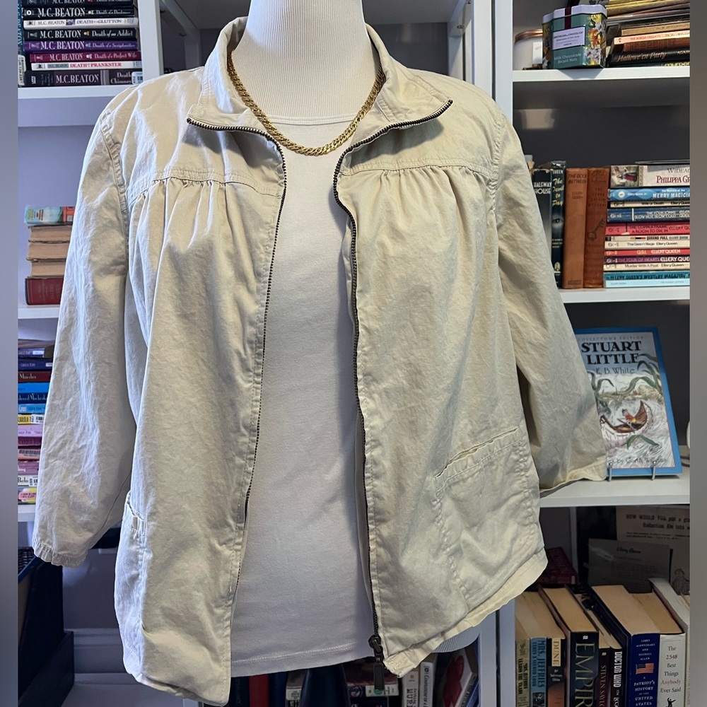 Cropped sping jacket